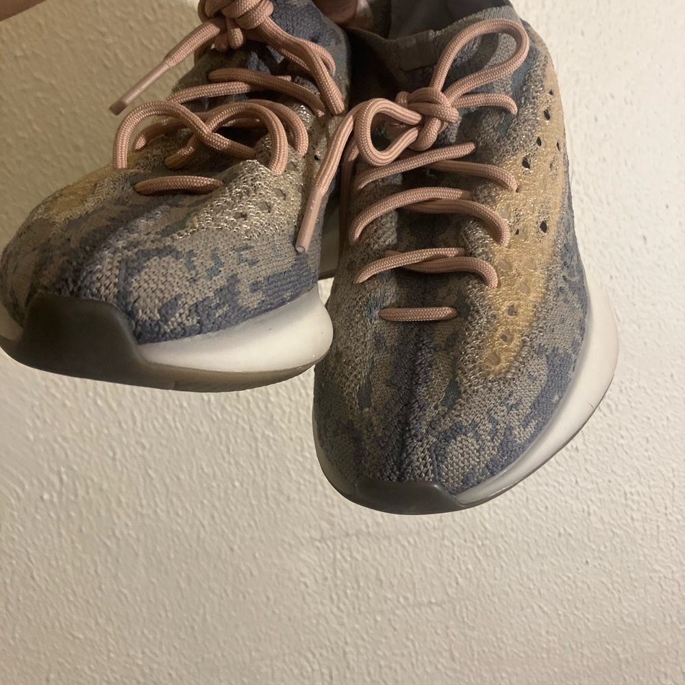 adidas Athletic Shoes - Beige and Blue